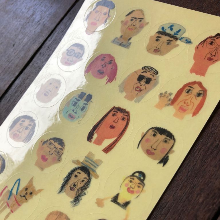 【こどものアート】似顔絵シール