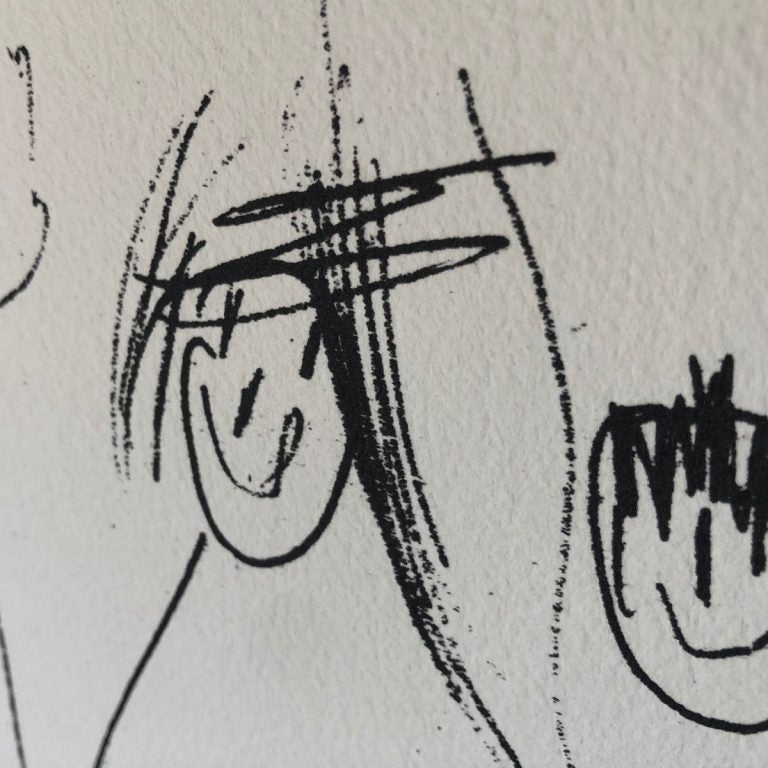 【こどものアート】Family Tree(額なし)マット付き