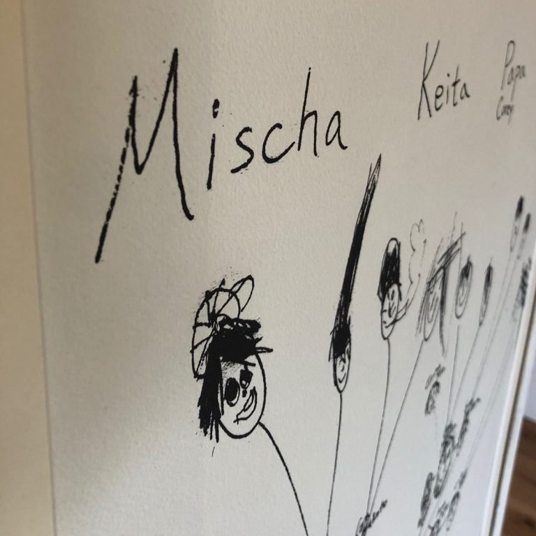 【こどものアート】Family Tree(額なし)マット付き